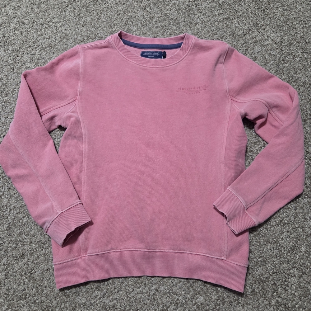 Vineyard Vines Boys' Surfside Crewneck Sweatshirt Size M(12-14)- LOBSTER REEF